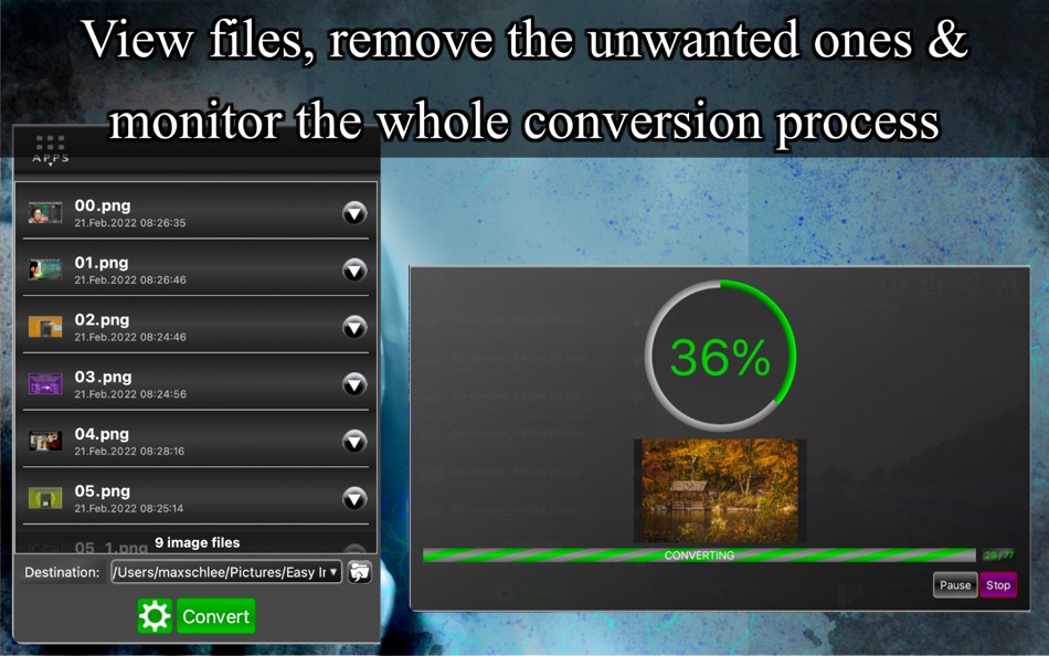 #4. Easy Image Converter (macOS) بواسطة: Max Schlee