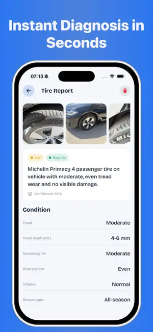 Tire Check & Tread Scan screenshot 3