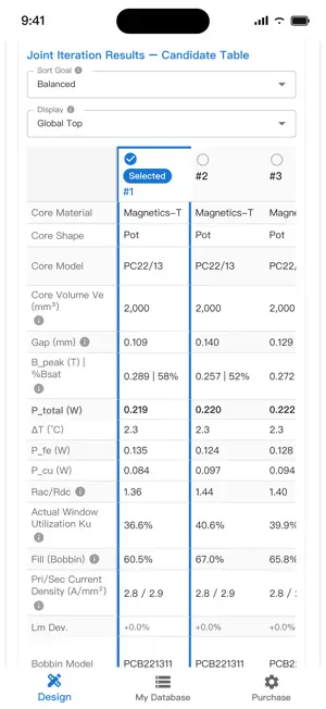 Flyback Transformer Designer screenshot 4