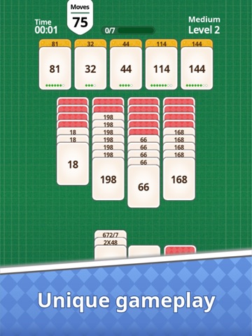 Math Solitaire - Logic Puzzle iPad screenshot