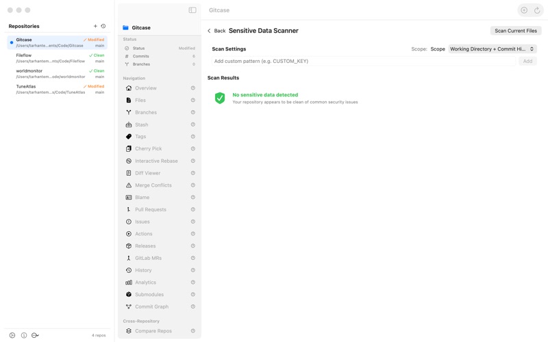 GitCase screenshot