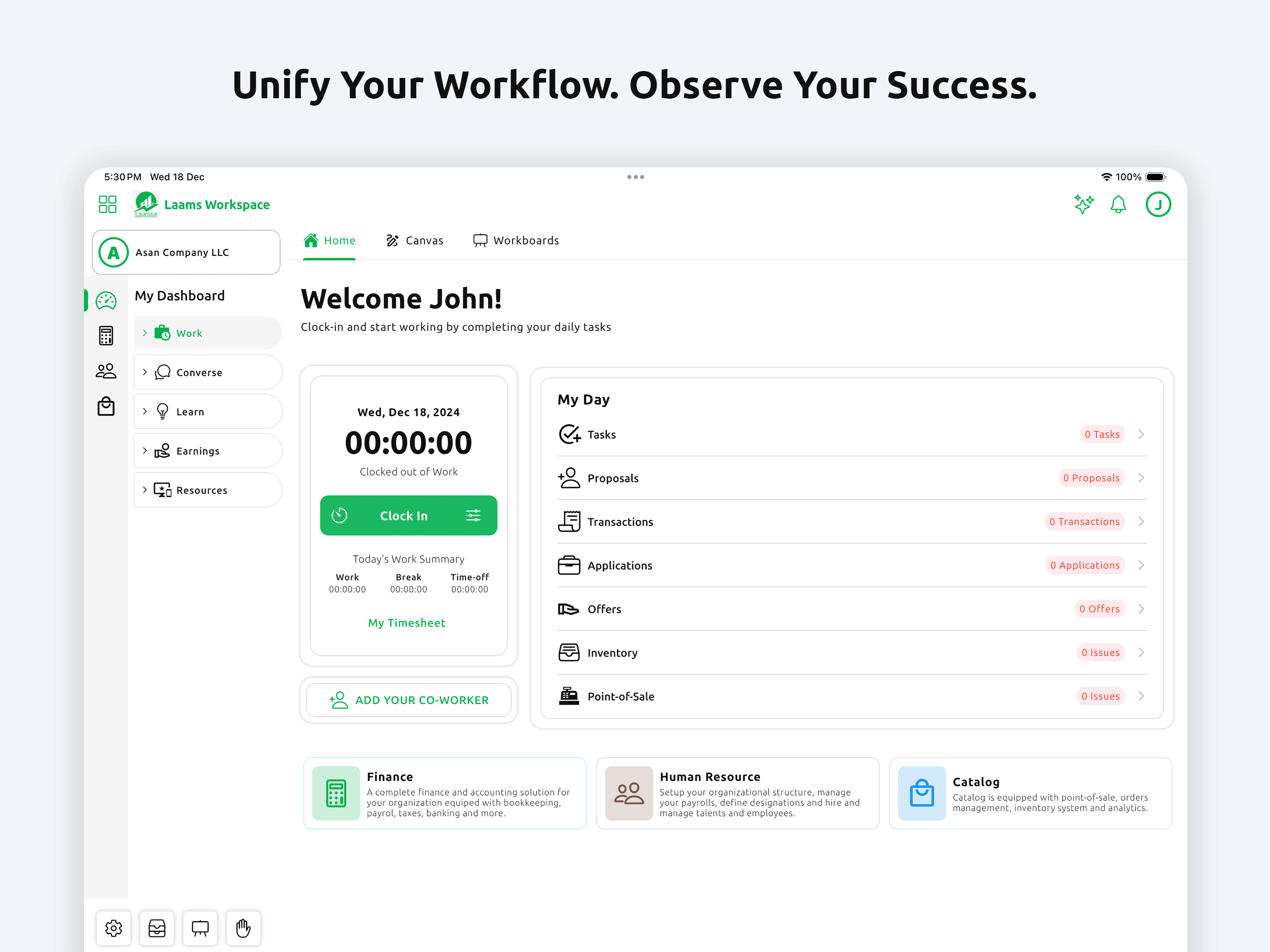 Laams Workspace screenshot 9