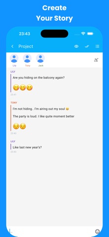 TextStory - Story Maker iPhone screenshot