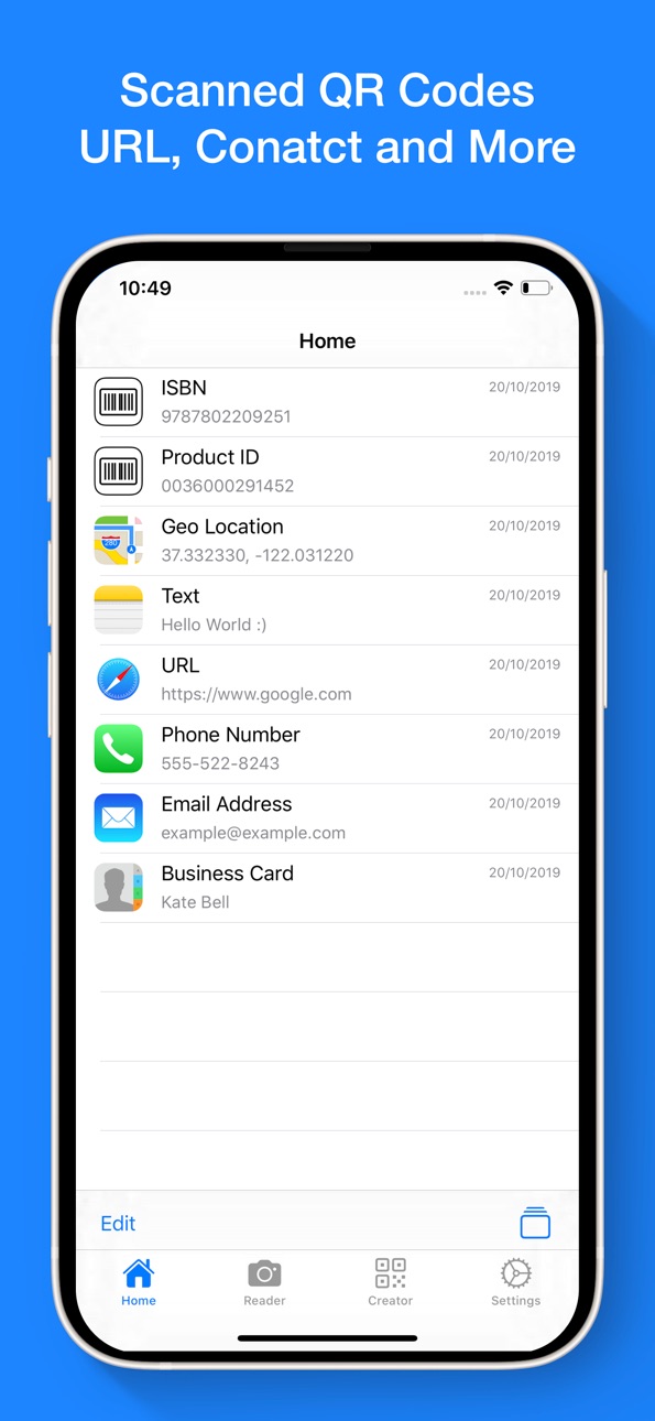 iPhone screenshot