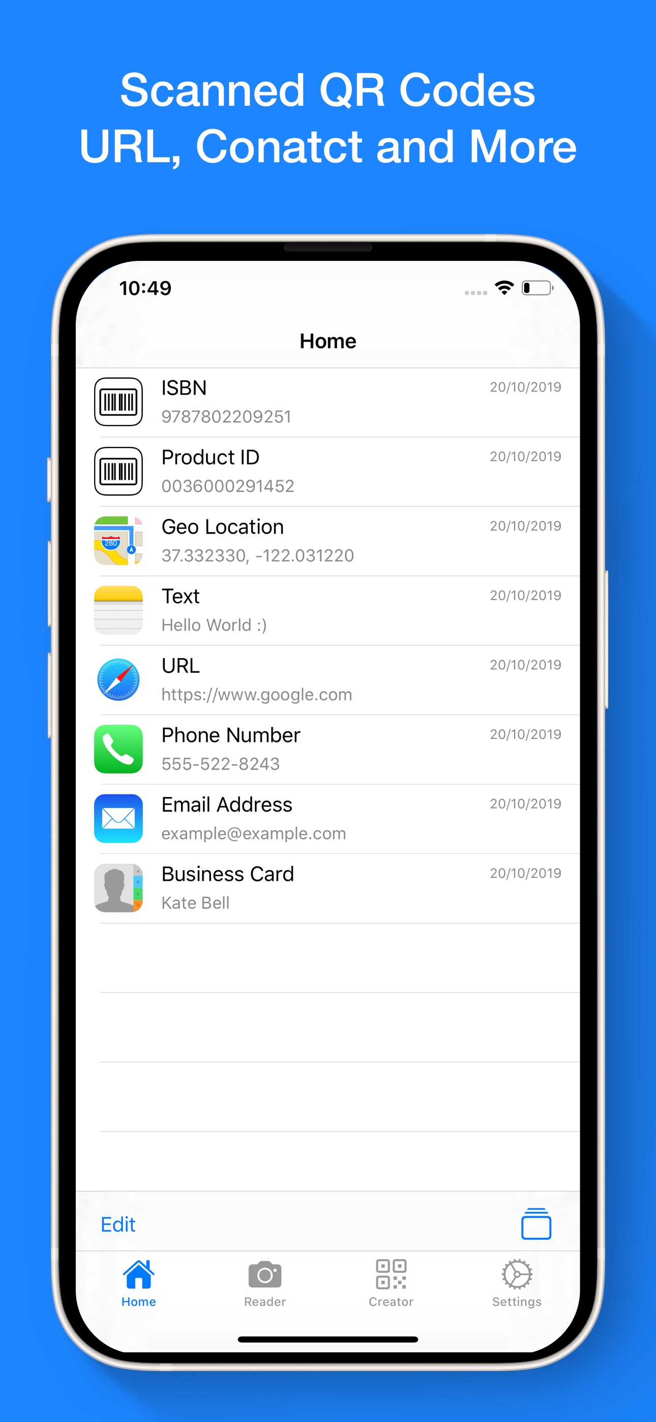 QR Code Scanner & Generator screenshot 3