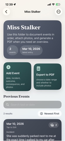 CaseTrail screenshot