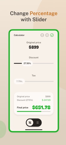 PriceTag: Discount Calculator screenshot