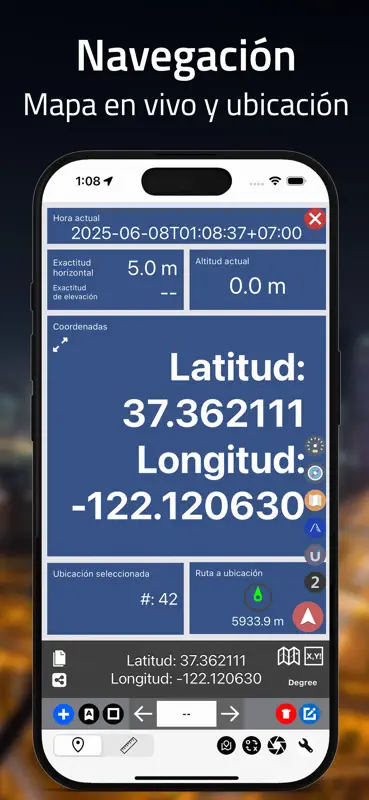 Coordenadas - GPS convertidor screenshot 1 of 9