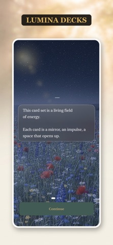 Lumina Decks – Daily Insights iPhone screenshot