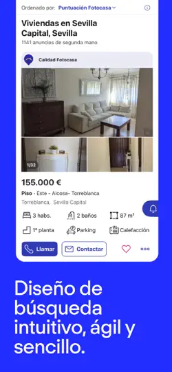 Captura de pantalla de Fotocasa - Casas Y Pisos en iPhone 6