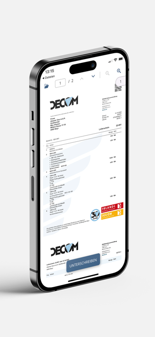 Mobile Datenbearbeitung Screenshot 1 of 7