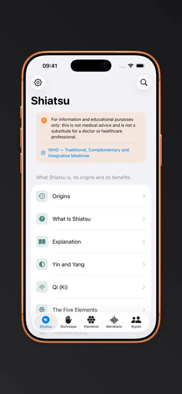 Shiatsu: Meridians & Points screenshot 1 of 6