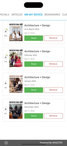Architecture + Design Mag iPhone screenshot