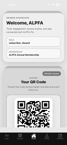 ALPFA FIU Mobile iPhone screenshot