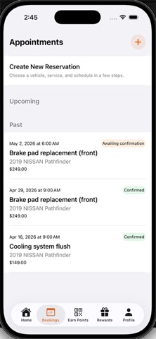 MyGarage App screenshot