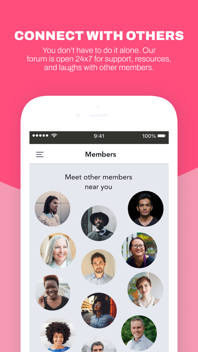 TLC: Sobriety Support iPhone screenshot 2 - Social Networking app