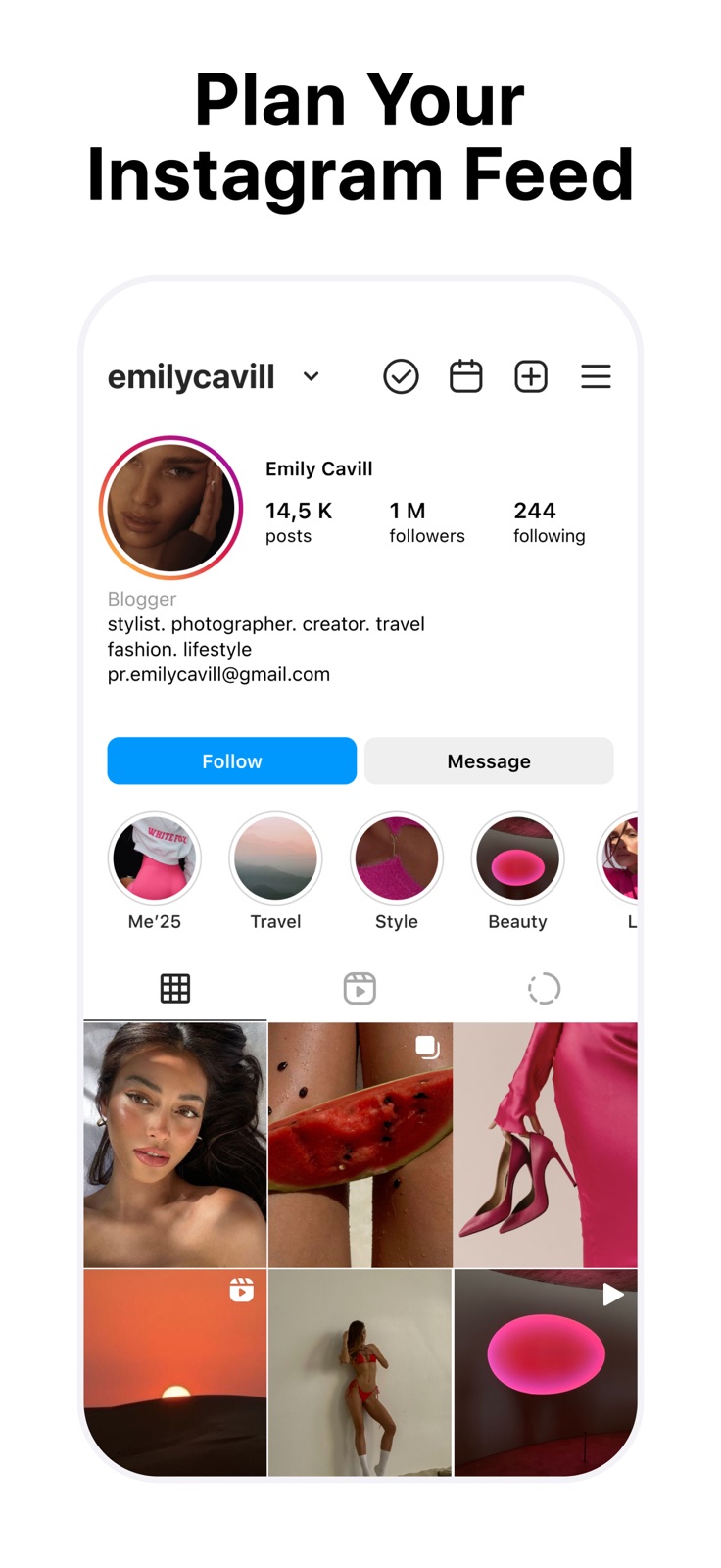 My Feed・Grid Preview & Planner iphone screenshot 1