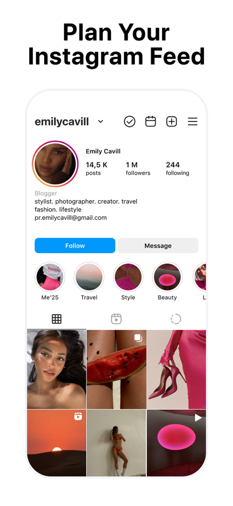 My Feed: Preview for Instagram screenshot 1