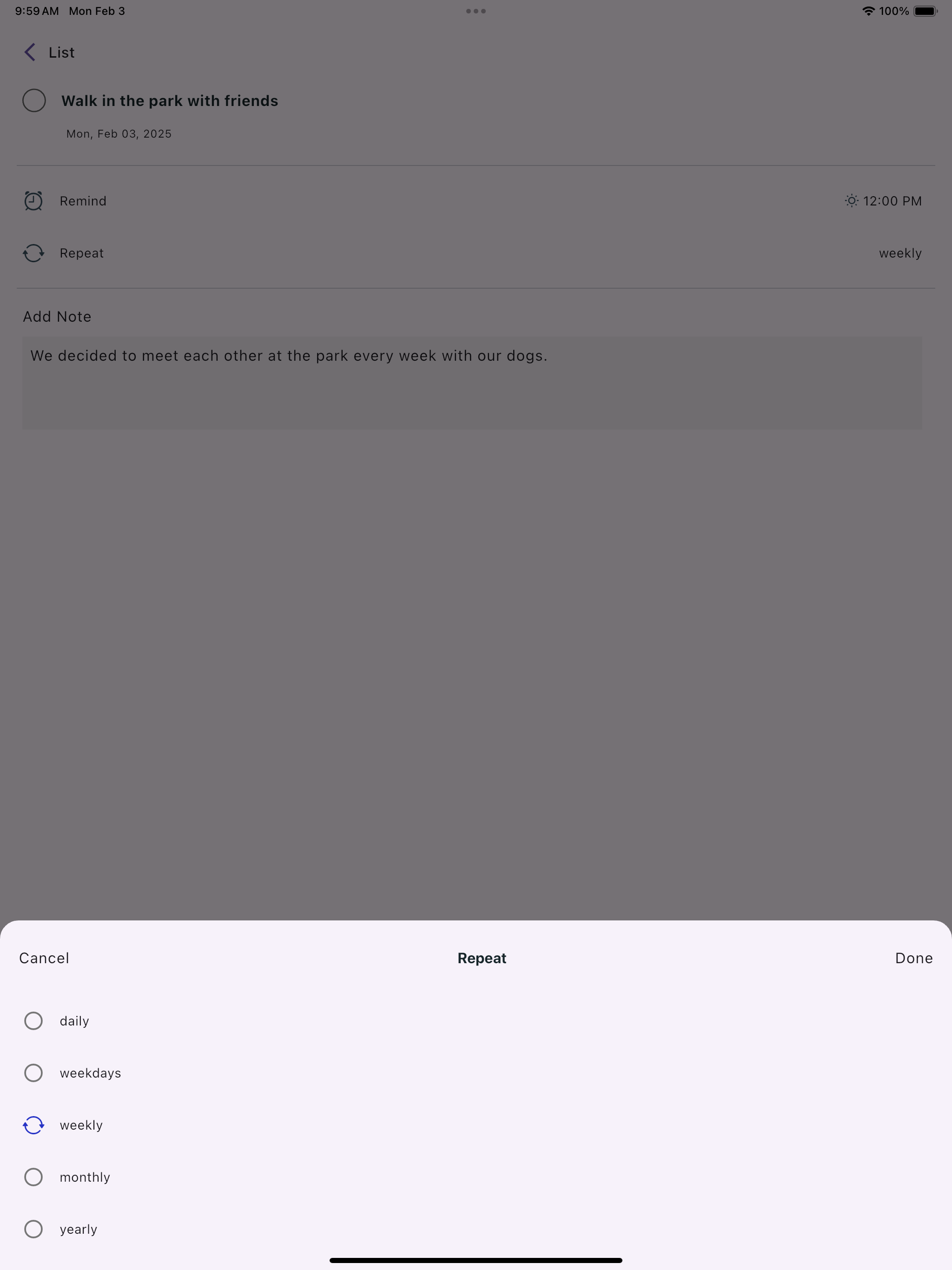 MyDog's Life Schedule Reminder screenshot 10