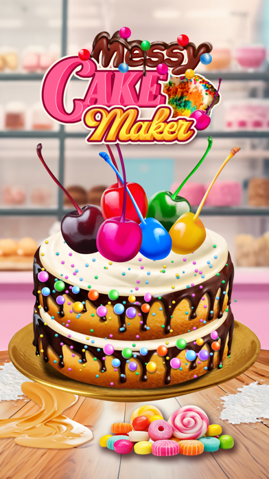 Messy Cake Maker Baking Games Screenshot