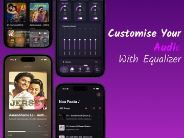 Naa Paata - Music Player iPad screenshot