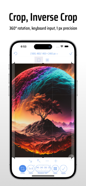 ‎CropSize: Image Resizer Editor Screenshot