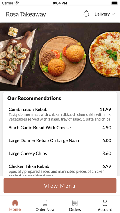Rosa Takeaway Droylsden Screenshot