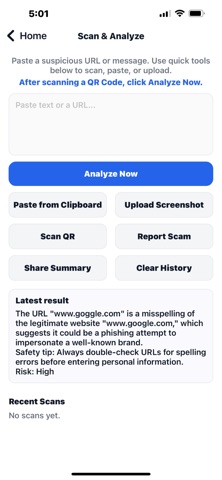 GuardianAI: Scam Defense Screenshot 2 of 10