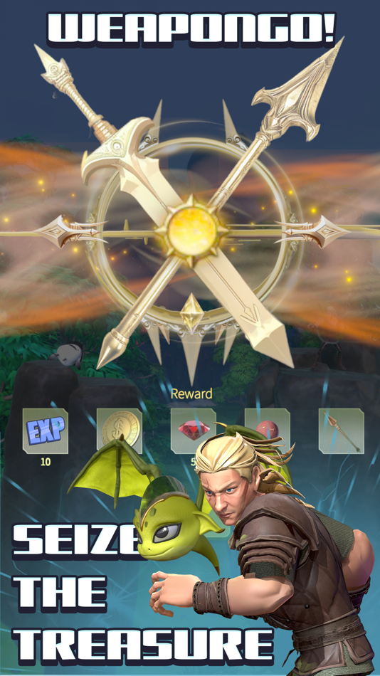 #5. Weapon GO! :Merge & Fight (iOS) 由: DynaMind Games