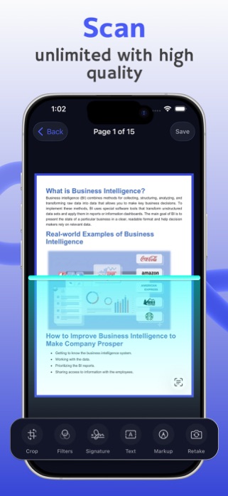 PDF Maker – AI Scanner & OCR Screenshot 1 of 9
