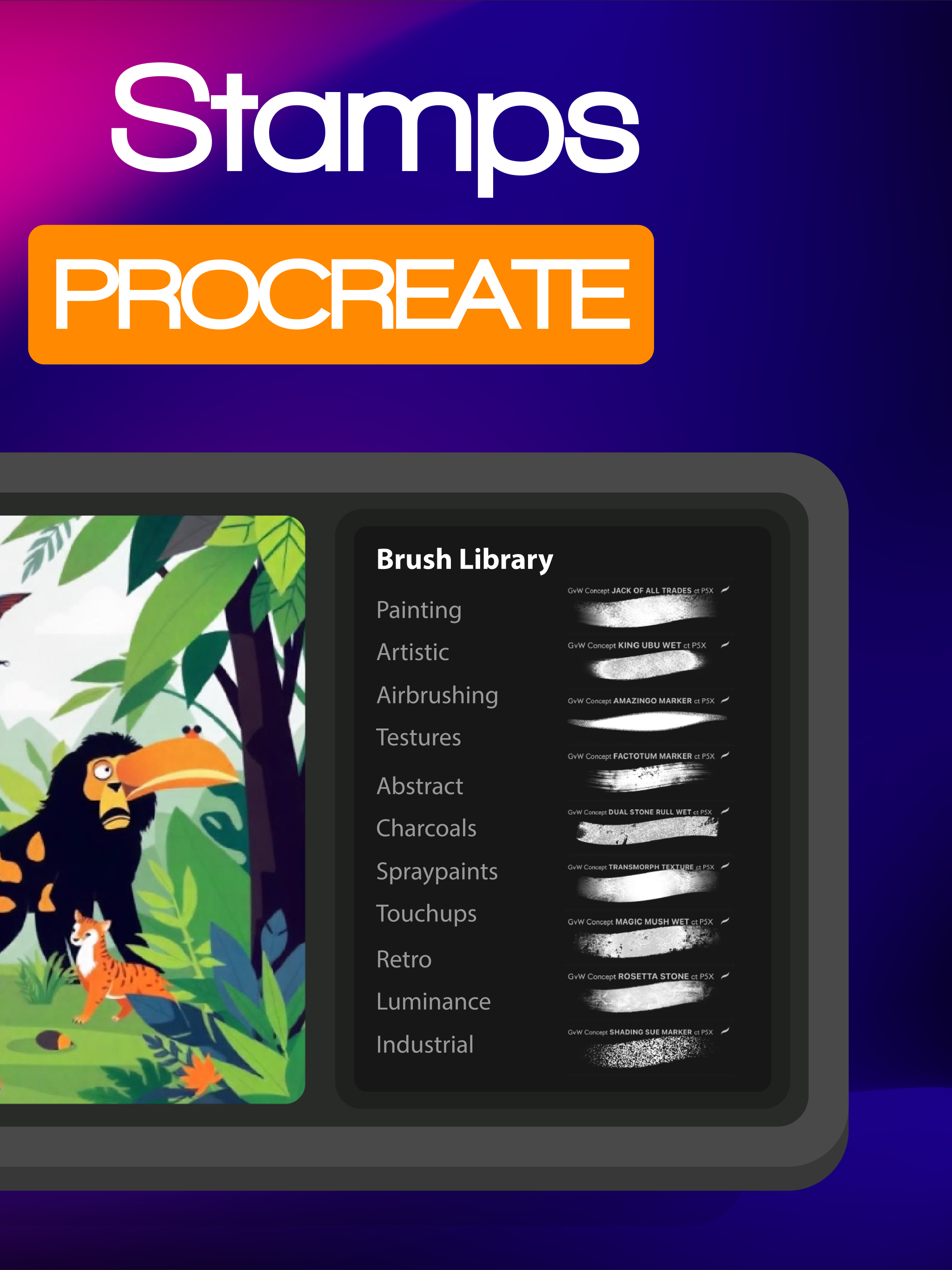Fonts & Brushes for Procreate screenshot 7