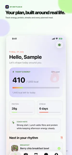 My Diet Plan AI screenshot 1