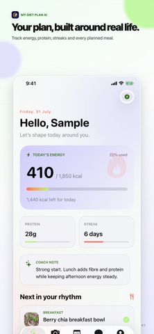 My Diet Plan AI Screenshot 1 of 5