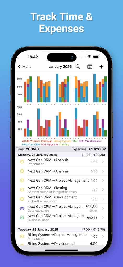Cube Time & Expense Tracker - Business App | MWM