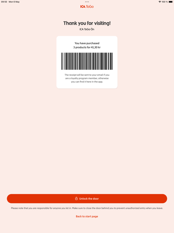 Screenshot #6 pour ICA ToGo - obemannad butik