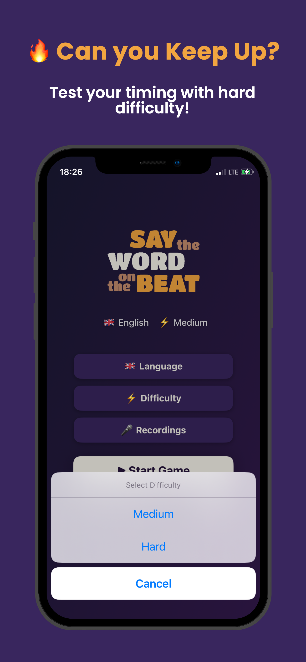 Say The Word On the Beat Game screenshot 4