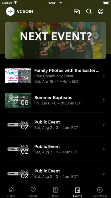 App screenshot