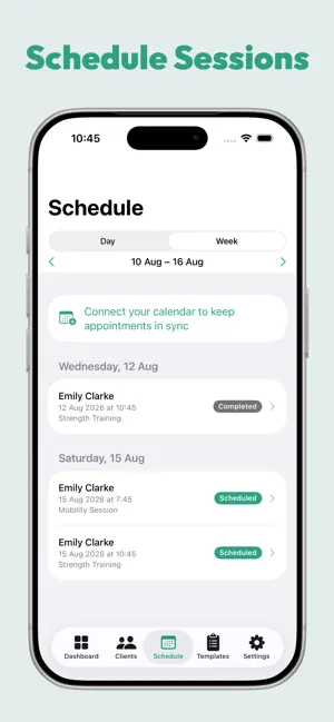 PlankNote: PT Client Tracker screenshot 3