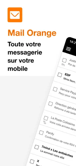 Capture d'écran de Mail Orange - Messagerie Email sur iPhone 1