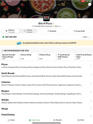 Bits N Pizza. iPad screenshot