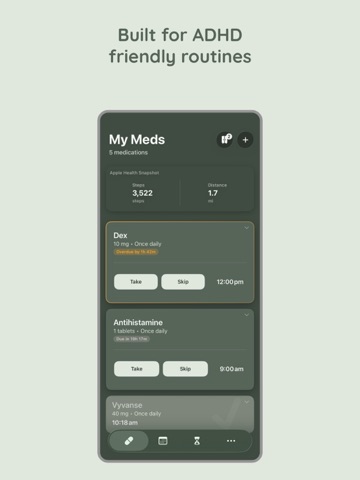 Pillr: ADHD Medication Tracker ipad screenshot 2