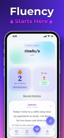 LingoDiary: Language Journal Screenshot 1 of 7