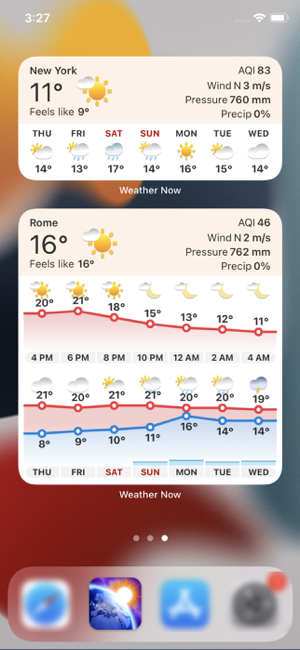 METEO ACUM ° - Captură de ecran pentru prognoza locală