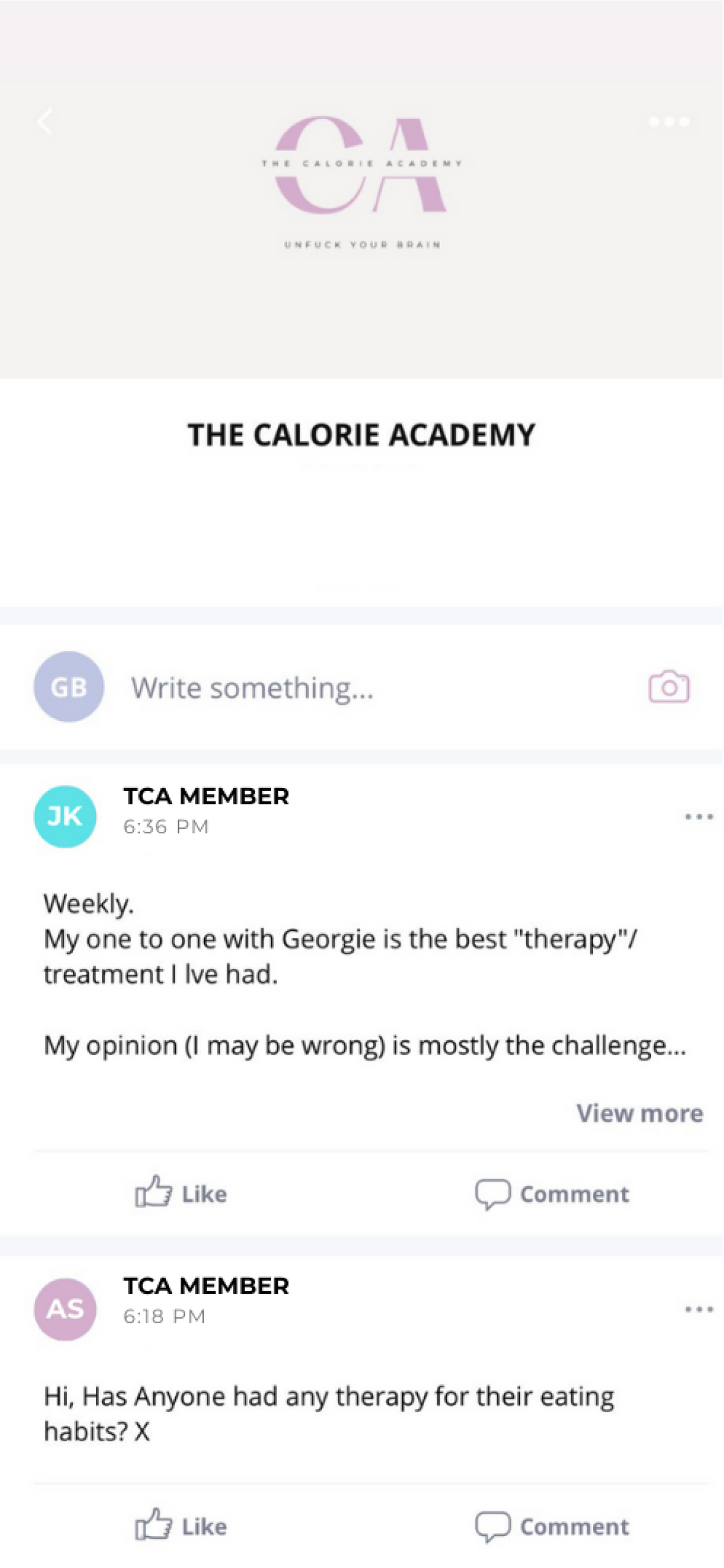 The Calorie Academy