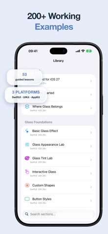Learn Liquid Glass Screenshot 2