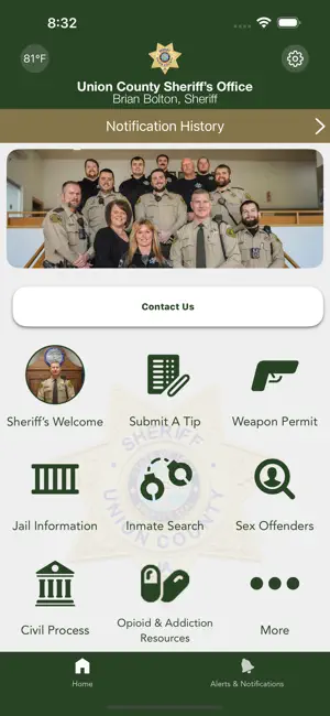 Union County Sheriff IA screenshot 1