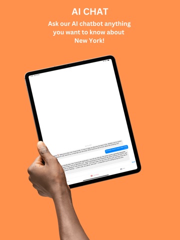 AI Travel Guide - New York iPad screenshot