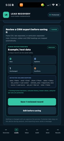 Top Lead Recovery screenshot 5