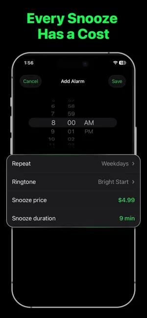 Unsnooze – Paid Snooze Alarm screenshot 2