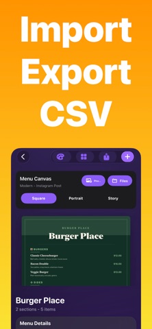 Menu Maker+ Screenshot 5 of 5